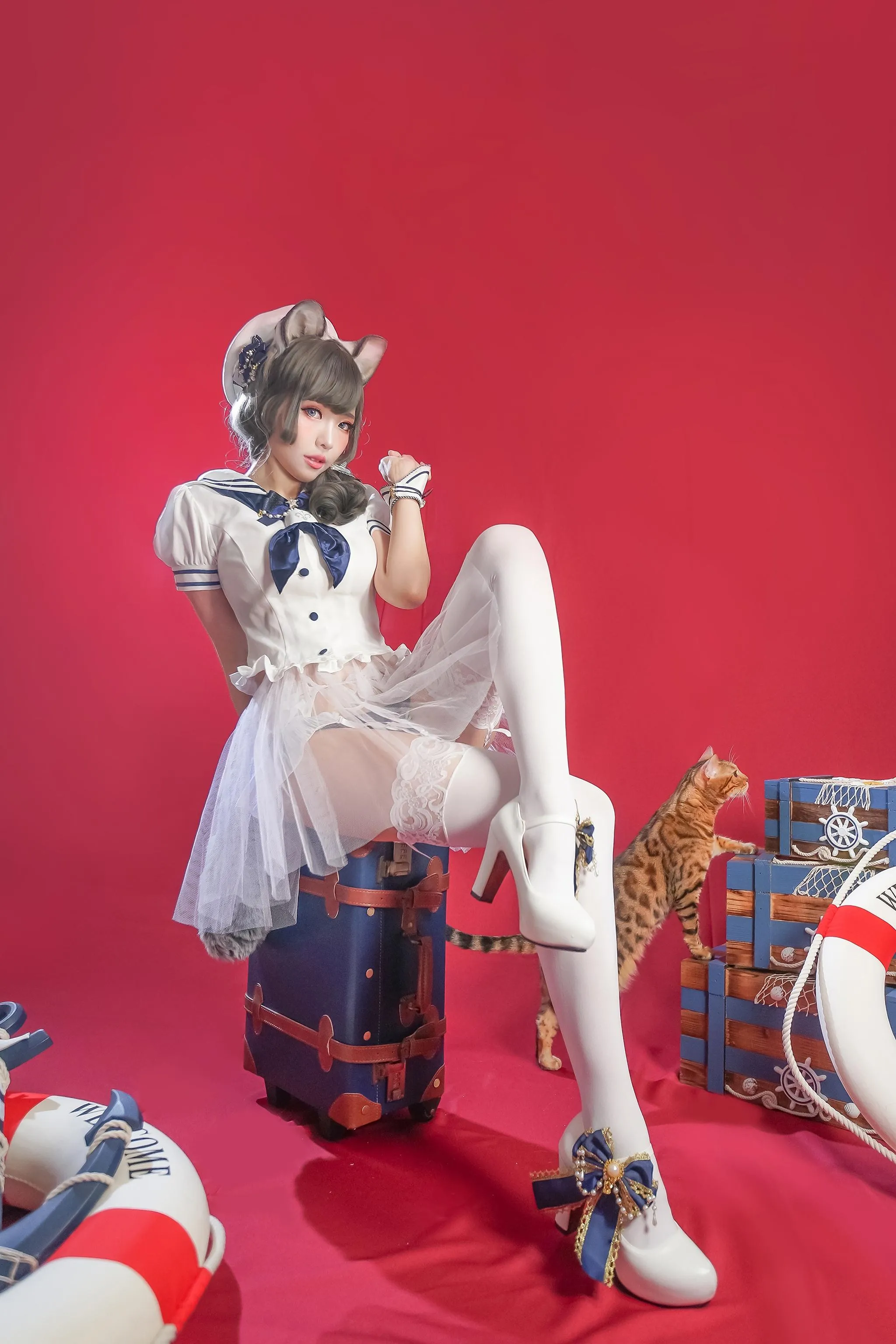 ElyEE子 – NO.48 灰太狼-jk [22P]插图4